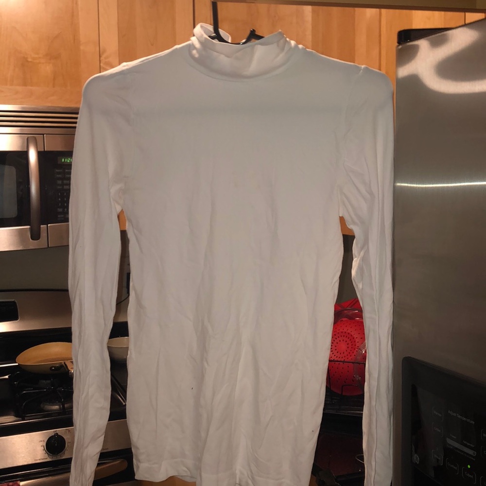 White turtleneck